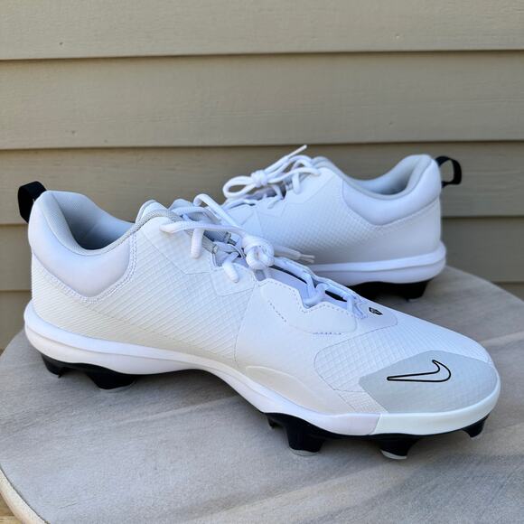 Nike Force Trout 9 Pro MCS Mens Baseball Cleats Size 15 White FZ0915-102 New - Picture 2 of 12